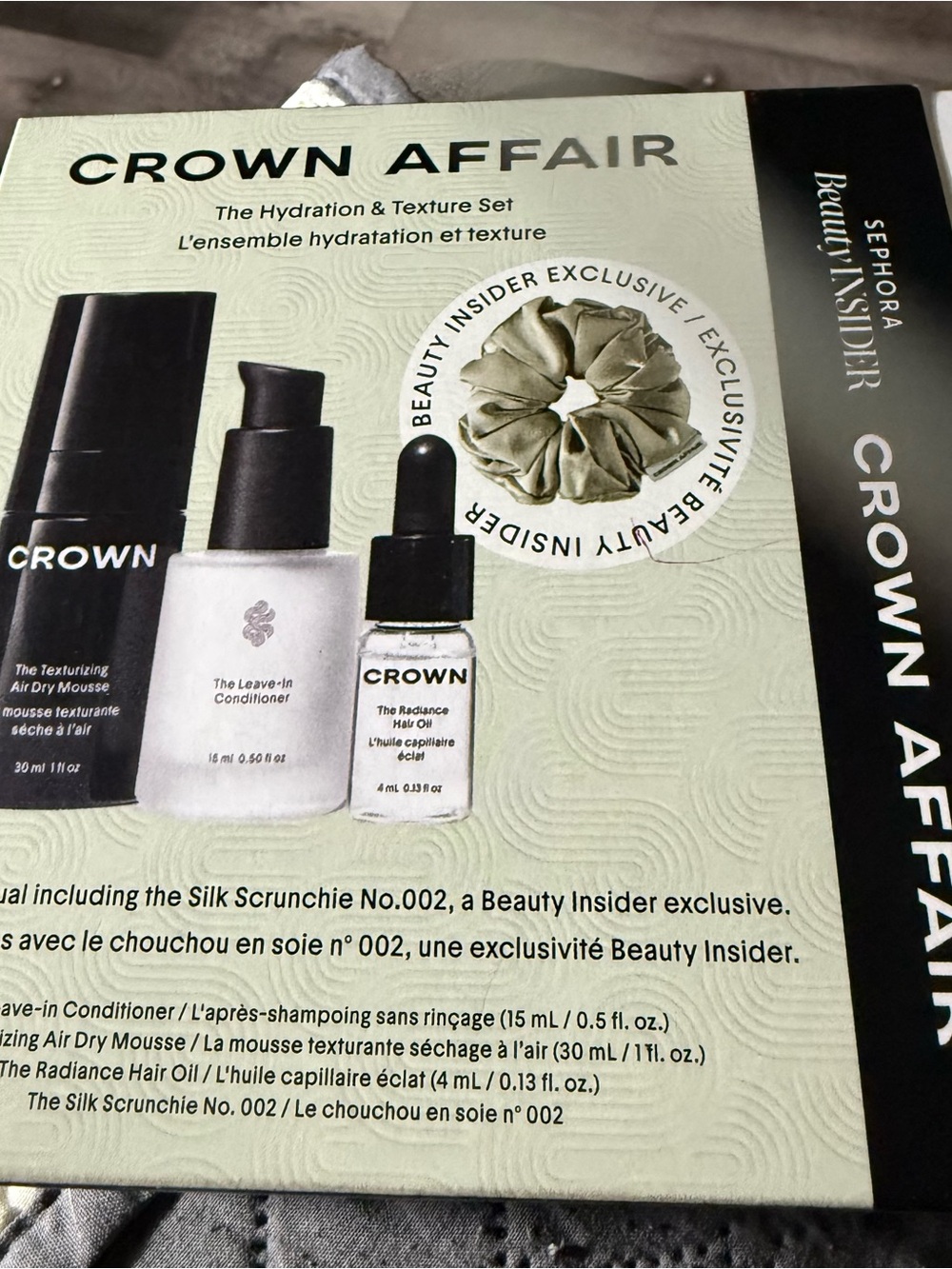 Crown Affair Hydration & Texture Set Sephora Exclusive 4 Piece NIB
